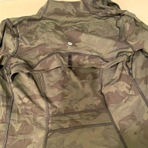 Camo Lululemon zip up jacket